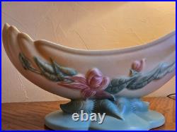 Vintage Hull Art Pottery Woodland Pattern Console Bowl in Harvest Yellow