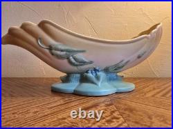 Vintage Hull Art Pottery Woodland Pattern Console Bowl in Harvest Yellow