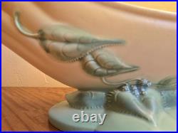 Vintage Hull Art Pottery Woodland Pattern Console Bowl in Harvest Yellow