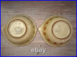 Vintage Italica ARS Hand Crafted Italian Pottery Fish Bowl Set & Platter- Nice
