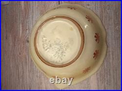 Vintage Italica ARS Hand Crafted Italian Pottery Fish Bowl Set & Platter- Nice