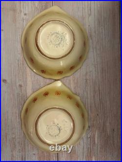 Vintage Italica ARS Hand Crafted Italian Pottery Fish Bowl Set & Platter- Nice