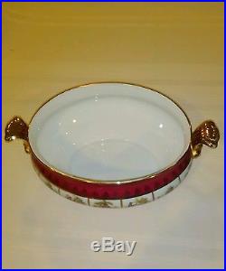 Vintage JKW Bavaria German Soup Dish, Bowl is 14 x 8. Good Condition