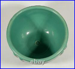 Vintage Jade Green Bauer Early California Art Pottery Indian Bowl Planter Pot #8