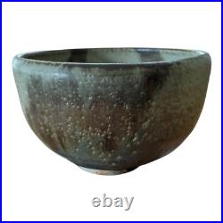 Vintage Japanese Asian Studio Pottery Wabi-Sabi Ceramic Glazed Chawan Tea Bowl