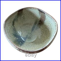 Vintage Japanese Asian Studio Pottery Wabi-Sabi Ceramic Glazed Chawan Tea Bowl