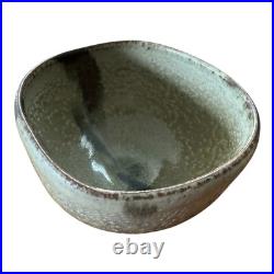 Vintage Japanese Asian Studio Pottery Wabi-Sabi Ceramic Glazed Chawan Tea Bowl