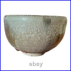 Vintage Japanese Asian Studio Pottery Wabi-Sabi Ceramic Glazed Chawan Tea Bowl