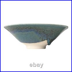 Vintage Japanese Makoto Yabe Studio Pottery Metallic Glaze Tea Bowl Signed