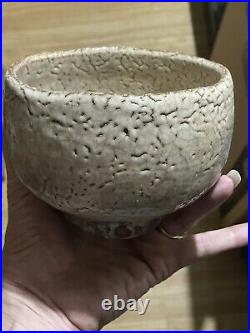 Vintage Japanese Pottery Bowl Japanese Pottery Tea Bowl Matcha Bowl Hagi Ware