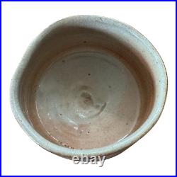 Vintage Japanese Style Studio Art Pottery Glazed Matcha Tea Bowl (Signed)