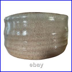 Vintage Japanese Style Studio Art Pottery Glazed Matcha Tea Bowl (Signed)