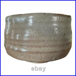Vintage Japanese Style Studio Art Pottery Glazed Matcha Tea Bowl (Signed)