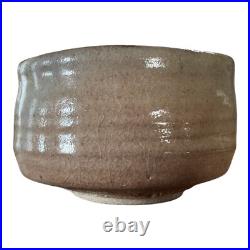 Vintage Japanese Style Studio Art Pottery Glazed Matcha Tea Bowl (Signed)