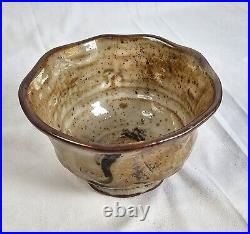 Vintage John Glick Signed Pottery Bowl