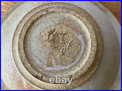 Vintage Kevin Osborn studio pottery large bowl sgraffito rare 1976 Tucson AZ mcm