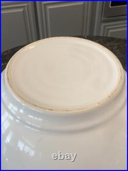 Vintage Kitchen Kraft HLC Fiesta Ovenserve White Mixing Bowl Set of 3