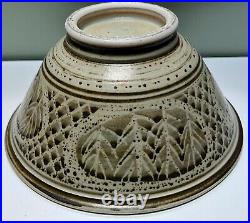 Vintage LOUIS MIDEKE Studio Pottery Bowl Listed Washington Ceramicist
