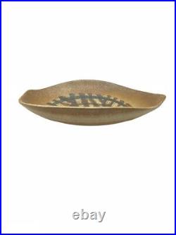 Vintage Lapid Israel Pottery Hand Painted Modernist Bowl #312 E5