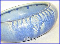 Vintage Large Rookwood Pottery Bowl in Blue Glaze, 1923