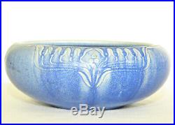 Vintage Large Rookwood Pottery Bowl in Blue Glaze, 1923