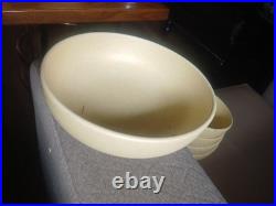Vintage Laurel of California Pottery Butter Color Bowl USA Lot of 10