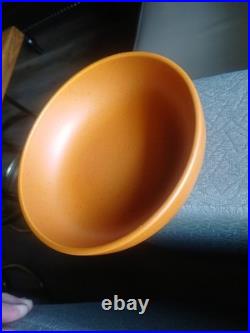 Vintage Laurel of California Pottery Orange Bowl USA Lot of 8