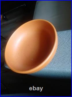Vintage Laurel of California Pottery Orange Bowl USA Lot of 8
