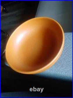 Vintage Laurel of California Pottery Orange Bowl USA Lot of 8