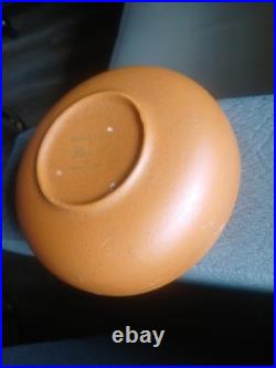 Vintage Laurel of California Pottery Orange Bowl USA Lot of 8