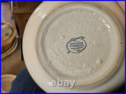 Vintage Louisana Stoneware, Kentucky 14 Bachelor button Salad Bowl