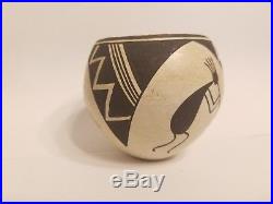 Vintage Lucy M. Lewis Acoma Pottery Bowl