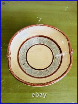 Vintage Luling Texas Icehouse Signed Pottery Bowl