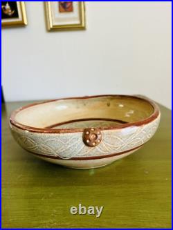 Vintage Luling Texas Icehouse Signed Pottery Bowl