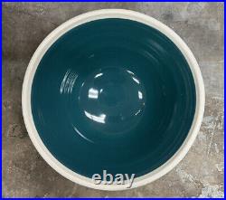 Vintage MCM Louis Mideke Studio Pottery Bellingham, WA Glossy Teal Bowl