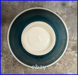 Vintage MCM Louis Mideke Studio Pottery Bellingham, WA Glossy Teal Bowl