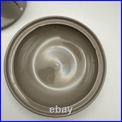 Vintage MCM RARE Bitossi Ceramic Lidded Bird Bowl By Aldo Londi For Raymor Italy