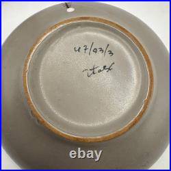 Vintage MCM RARE Bitossi Ceramic Lidded Bird Bowl By Aldo Londi For Raymor Italy