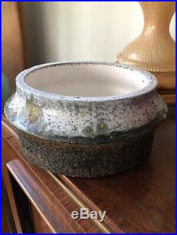 Vintage Marcello Fantoni Raymor Italian Ceramic Bowl Vase Italy