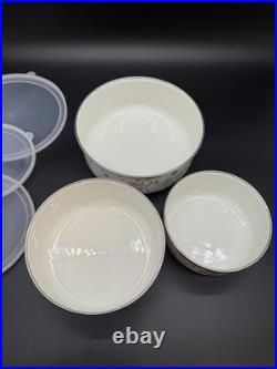 Vintage Marmalade Geese Goose Nesting Bowls Containers Full Set With Lids RARE