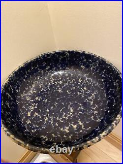 Vintage Massive Bennington Potters Blue Agate David Gill Bowl 2181 Pristine