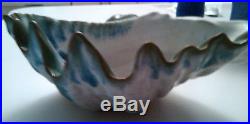 Vintage McCarty /McCartys Pottery Clam Shell Bowl / Mississippi