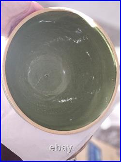 Vintage McCoy Large Green Glazed SUNBURST 9 3/4 DIAMETER