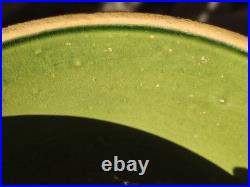 Vintage McCoy Large Green Glazed SUNBURST 9 3/4 DIAMETER