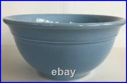 Vintage McCoy Nesting Mixing Bowls SET OF 4 Light Blue USA Oven Ware Glazed RARE