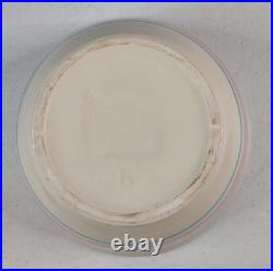 Vintage McCoy Pink Blue Stripe Set Bean Pot Ovenware Mixing Bowl 6 7 8 12