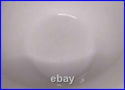 Vintage McCoy Pink Blue Stripe Set Bean Pot Ovenware Mixing Bowl 6 7 8 12