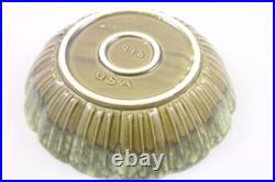 Vintage McCoy Pottery 5 Pc Fruit or Salad Bowl Set #916 Purple & Green With Label