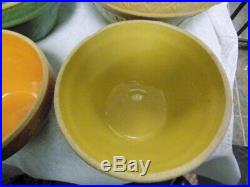 Vintage Mccoy Bowl Setstonewaregirl Watering Flowers4 Pcearth Tones