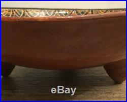 Vintage Mexican Ceramic Pottery Folk Art Bowl Antonio Rivera